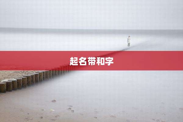 起名带和字
