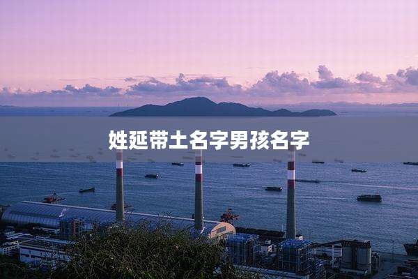 姓延带土名字男孩名字