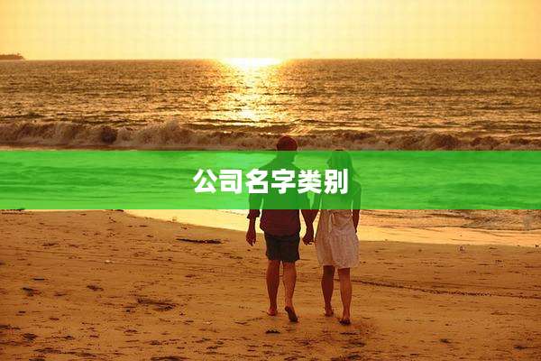 公司名字类别