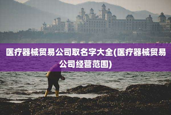 医疗器械贸易公司取名字大全(医疗器械贸易公司经营范围)