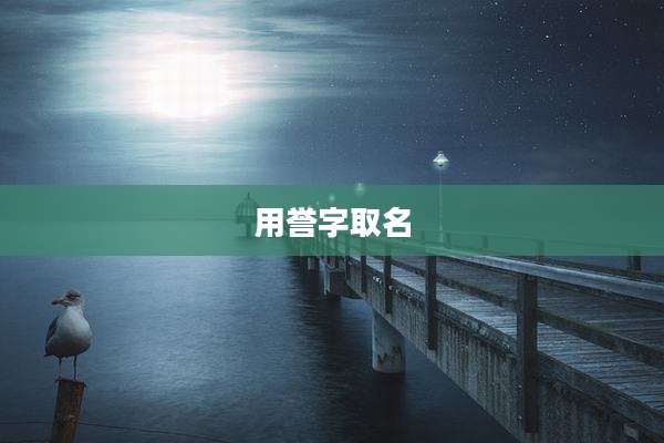 用誉字取名