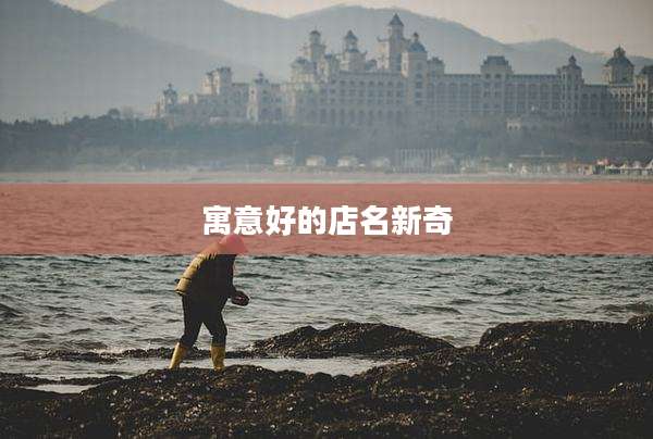 寓意好的店名新奇