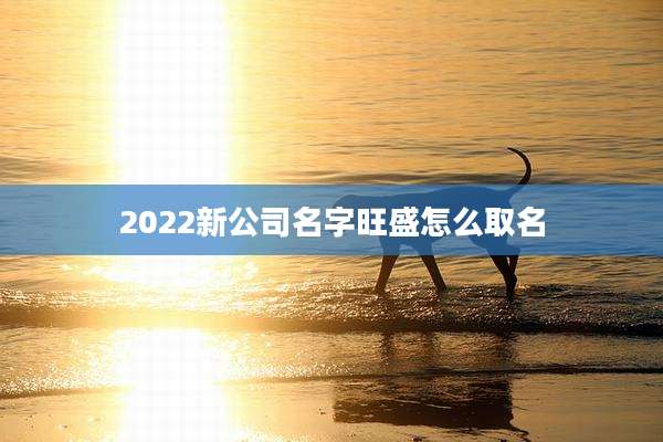 2022新公司名字旺盛怎么取名