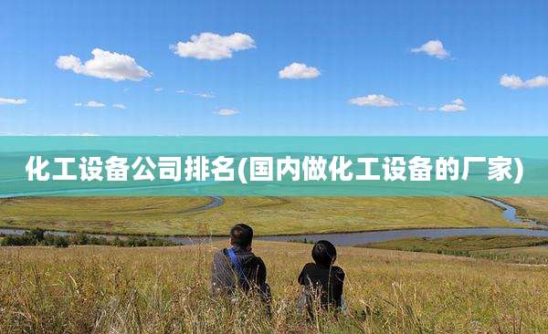 化工设备公司排名(国内做化工设备的厂家)
