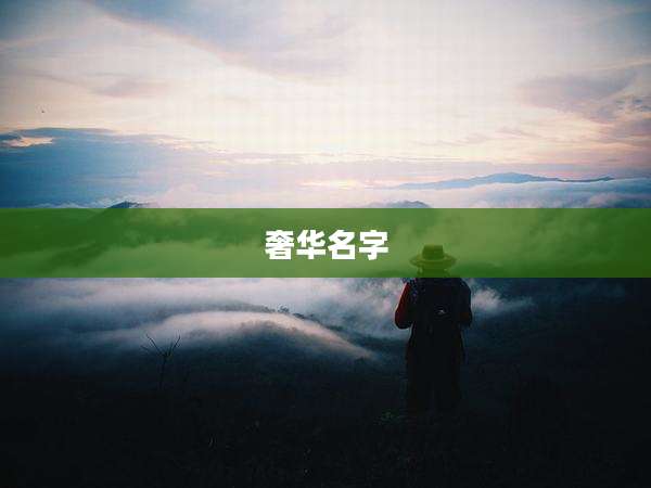 奢华名字