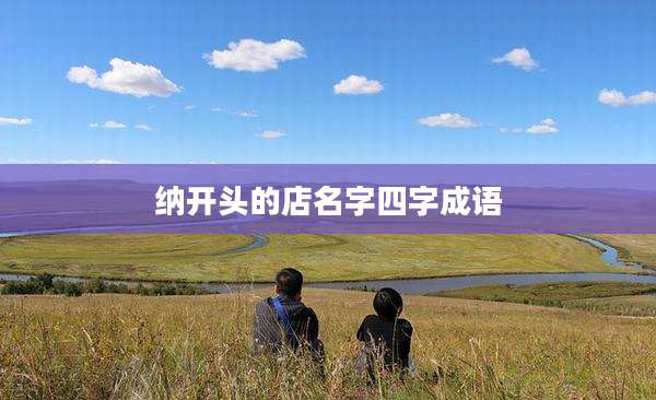 纳开头的店名字四字成语