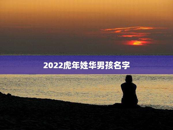 2022虎年姓华男孩名字