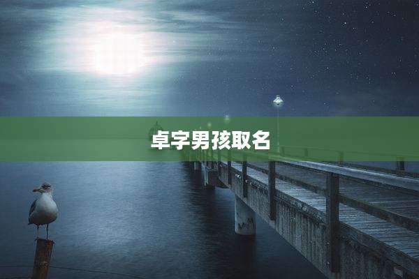 卓字男孩取名