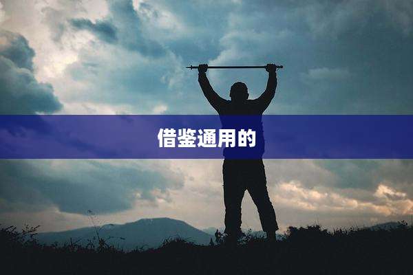 借鉴通用的