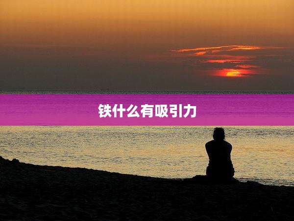 铁什么有吸引力