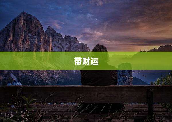 带财运