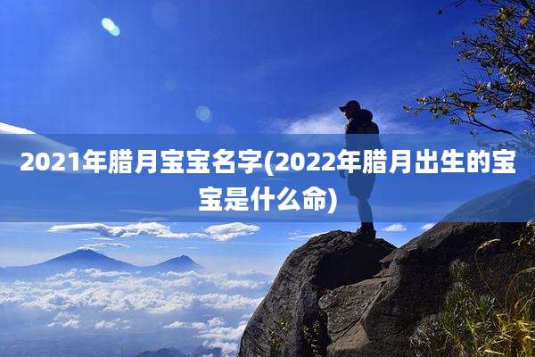 2021年腊月宝宝名字(2022年腊月出生的宝宝是什么命)