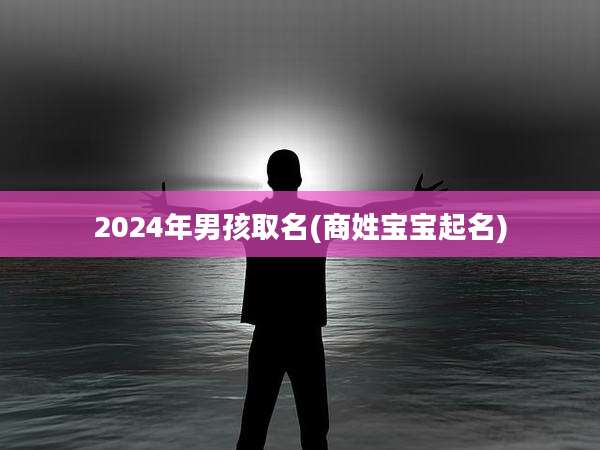 2024年男孩取名(商姓宝宝起名)