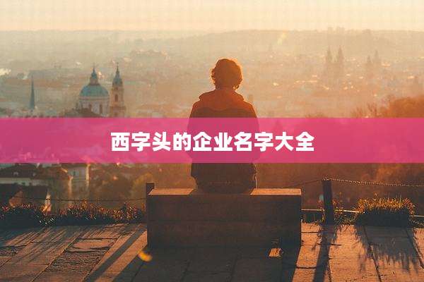 西字头的企业名字大全