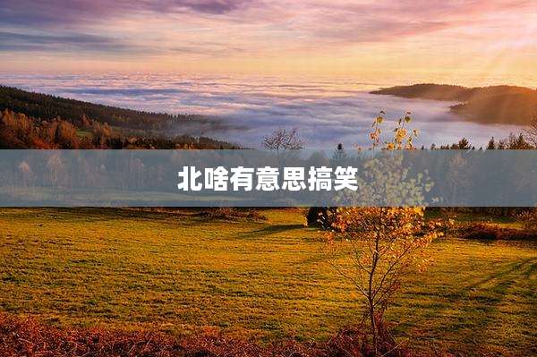 北啥有意思搞笑