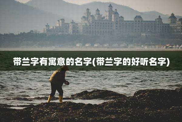 带兰字有寓意的名字(带兰字的好听名字)