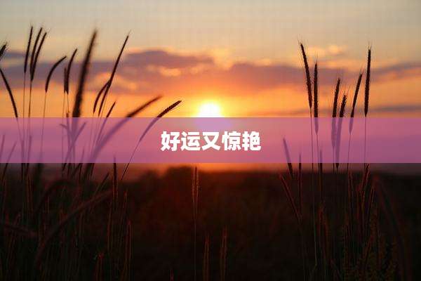好运又惊艳