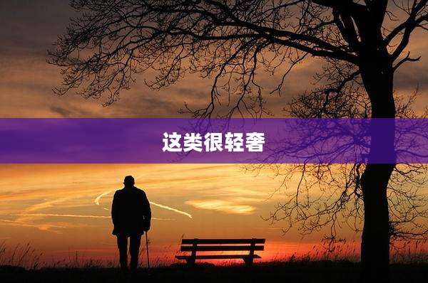 这类很轻奢