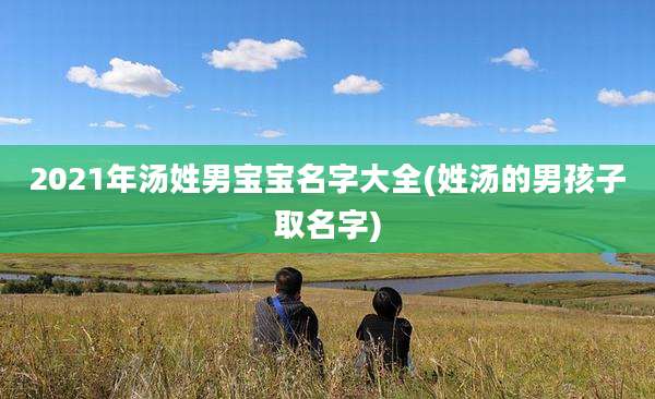 2021年汤姓男宝宝名字大全(姓汤的男孩子取名字)
