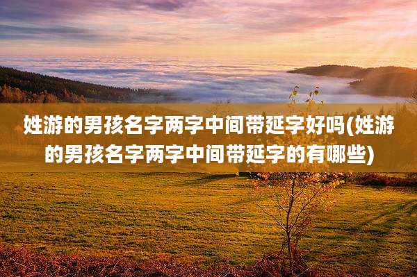 姓游的男孩名字两字中间带延字好吗(姓游的男孩名字两字中间带延字的有哪些)