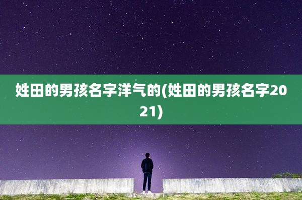 姓田的男孩名字洋气的(姓田的男孩名字2021)