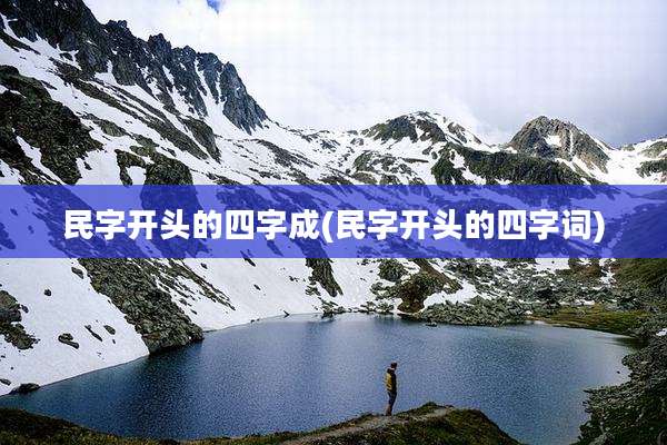 民字开头的四字成(民字开头的四字词)