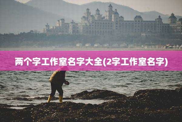 两个字工作室名字大全(2字工作室名字)
