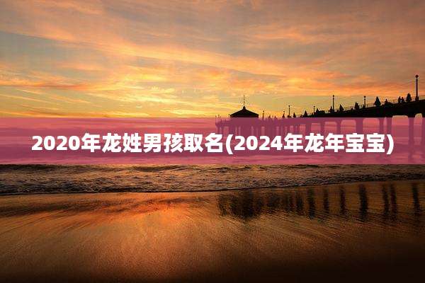 2020年龙姓男孩取名(2024年龙年宝宝)