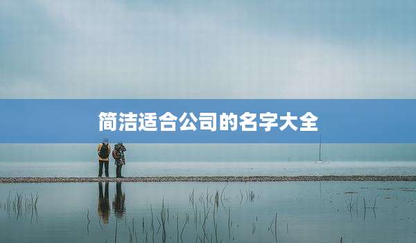 简洁适合公司的名字大全