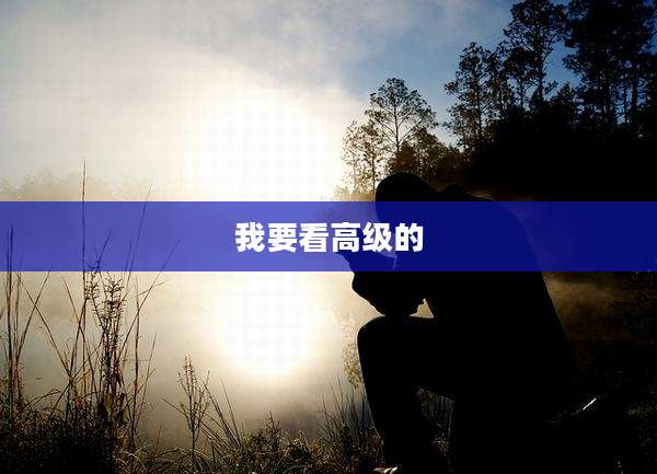 我要看高级的