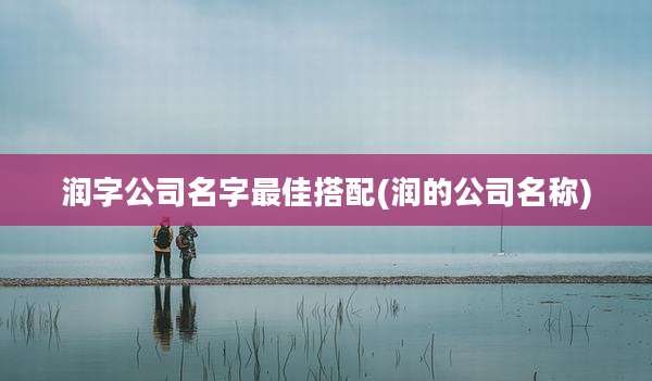 润字公司名字最佳搭配(润的公司名称)
