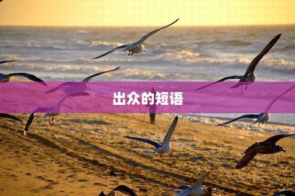 出众的短语