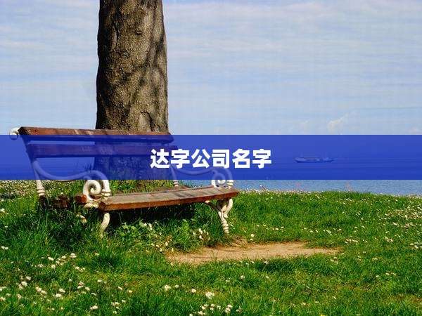 达字公司名字