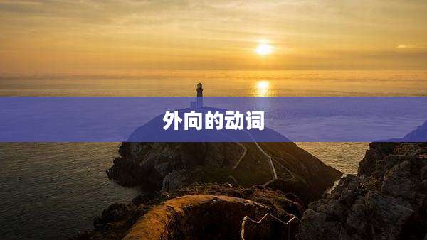 外向的动词
