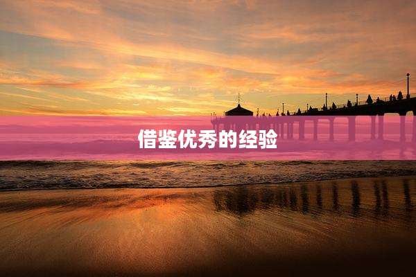 借鉴优秀的经验