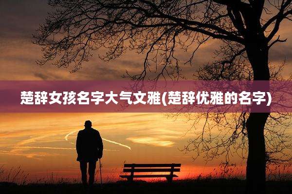 楚辞女孩名字大气文雅(楚辞优雅的名字)
