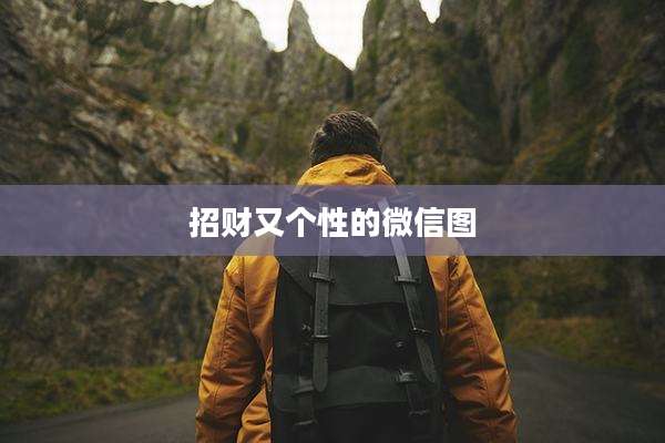 招财又个性的微信图