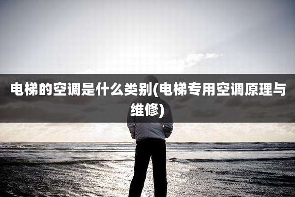 电梯的空调是什么类别(电梯专用空调原理与维修)