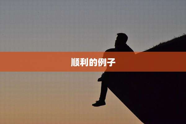 顺利的例子