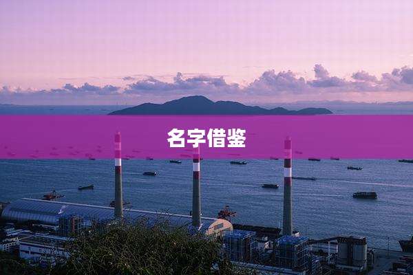 名字借鉴