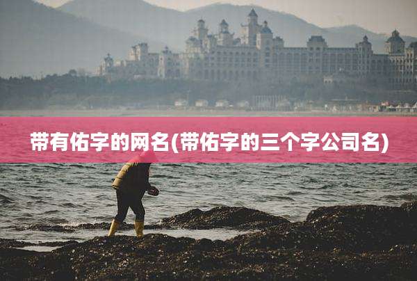 带有佑字的网名(带佑字的三个字公司名)