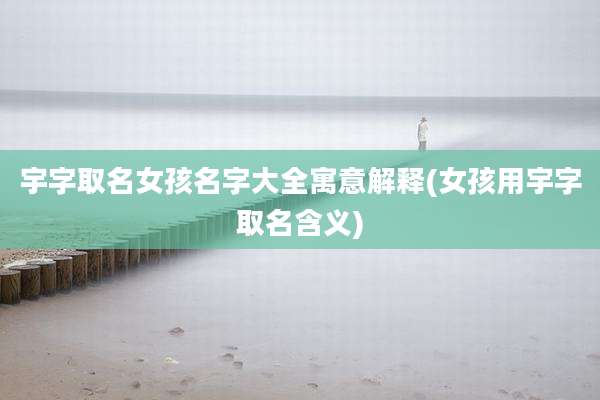 宇字取名女孩名字大全寓意解释(女孩用宇字取名含义)