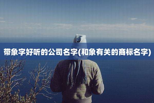 带象字好听的公司名字(和象有关的商标名字)