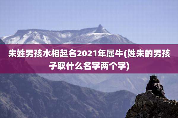朱姓男孩水相起名2021年属牛(姓朱的男孩子取什么名字两个字)