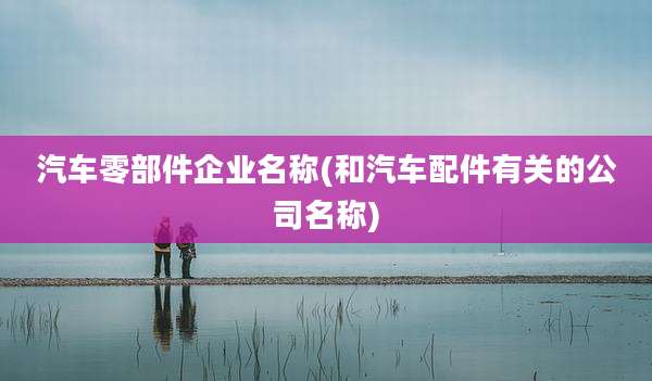 汽车零部件企业名称(和汽车配件有关的公司名称)