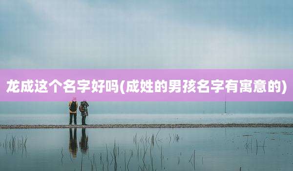 龙成这个名字好吗(成姓的男孩名字有寓意的)