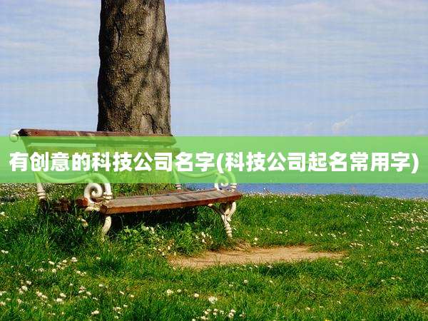 有创意的科技公司名字(科技公司起名常用字)