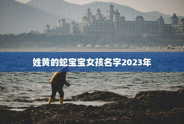 姓黄的蛇宝宝女孩名字2023年