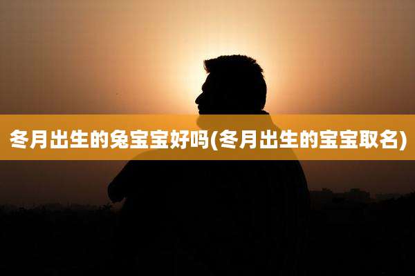冬月出生的兔宝宝好吗(冬月出生的宝宝取名)