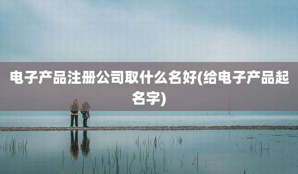 电子产品注册公司取什么名好(给电子产品起名字)